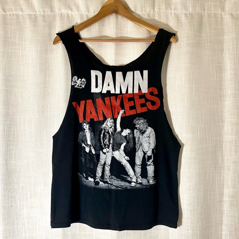 90s Vintage Band Tee Shirt Damn Yankees NYC Punk Grunge Rock Indie Sleaze